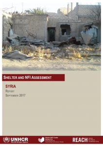 SYR_Report_Shelter and NFI Assessment_September 2017