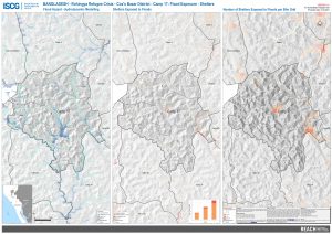 Cox's Bazar - Flood Hazard - Exposed Shelters - April 2021 - Camp 17