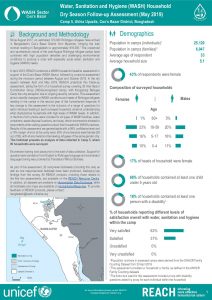 BGD_Factsheet_WASH Household Dry Season Assessment_Camp5_May2019