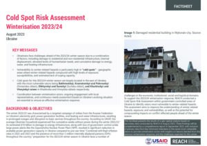 Cold Spot Risk Assessment in Ukraine: Winterisation 2023/24