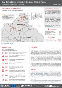 REAC_CAR_Evaluation multisectorielle dans les zones difficiles d’accès en RCA, Nord-est_Février 2022