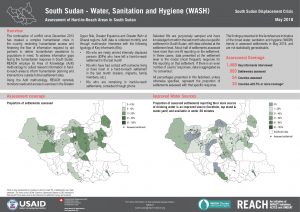 SSD_Factsheet_Assessment of Hard-to-Reach Areas WASH_May 2018