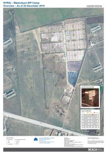Washokani Camp Infrastructure Map A0, Northeast Syria – December 2019