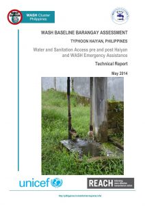 PHL_Report_HaiyanTyphoon_WASHClusterBaseline_May2014