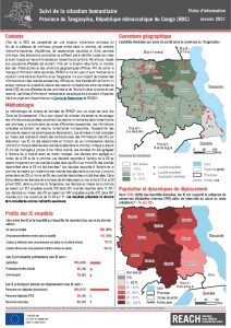 Suivi de la situation humanitaire au Tanganyika, janvier 2021