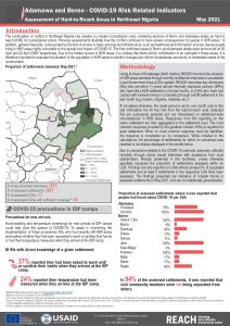 Humanitarian Situation Monitoring in Northeast Nigeria: COVID-19 Factsheet