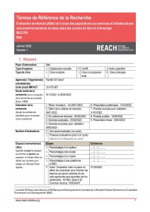 REACH Mali - Evaluation territoriale (ABA) à Gao et Ansongo - Termes de références - Janvier 2022