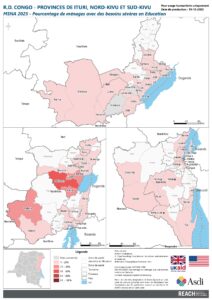 REACH-RDC_MSNI2025_Pourcentage de ménages avec des besoins sévères en Education