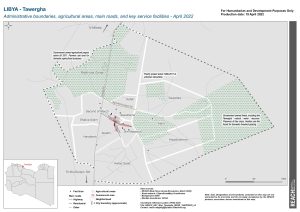 REACH Libya Tawergha Agricultural Areas Map (03-2022)