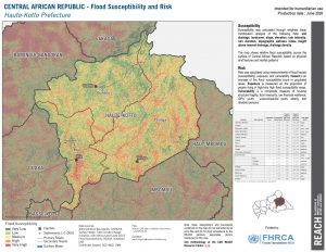 Haute Kotto, CAR (Flood Risk Map 26JUNE2020)