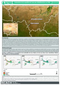 Evaluation des besoins en termes d’Eau, Hygiène et Assainissement (EHA) au moyen de la télédétection au Mali: qualité de l'eau