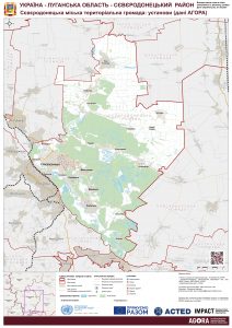 AGORA UKR Map REF Sievierodonetsk HromadaOverviewAndFacilities 27SEP2021 A0