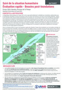 REACH RDC – HSM – Inondations Banalia – Février 2024