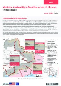 Medicine Availability in Frontline Areas of Ukraine: Synthesis Report