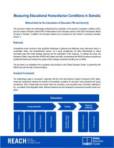 SOM_Methodology_Education sector severity and PiN calculation_September 2019