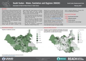 REACH SSD Factsheet Assessment of Hard to Reach Areas WASH Feb 2021