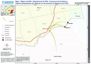 REACH_NER_Diffa_SitesSpontanés_Ngadoua_OrigineGéo_9Juin2016_A4_Fr_v1