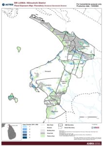 Area Based Risk Assessment Map Sri Lanka Poonakery Flood April 2024