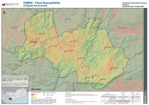 REACH YEM MAP Al Bayda HVA FloodSusceptibility 16APR2020 A4 V2
