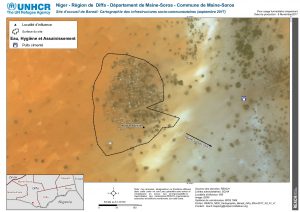 NER_Map_Infrastructures du site d'accueil de Baredi_Novembre 2017