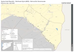 REACH Syria Deir-ez-Zor Governorate Reference map - April 2024