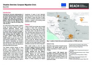 SRB_Monthly Situation Overview_Migration Monitoring in the Western Balkans_March 2016