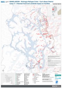 Bangladesh - Cox's Bazar - Camp 17 Potential Flood and Landslide Risk to Facilities