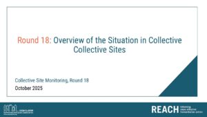 REACH, Ukraine, IDP Collective Site Monitoring, Presentation, Round 18: Overview of the Situation in Collective Sites