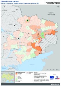 UKR_Map_East Ukraine_Change Of Registered IDPs_01NOV2017_A4