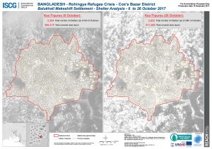 Bangladesh - Cox's Bazar - Balukhali Makeshift Settlement Shelter Analysis Comparison - 6 to 26 October 2017