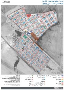 SYR_Map_Ein Issa_General Infrastructure_August 2018_A0_AR
