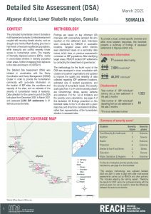 REACH SOM Factsheet DSA Afgooye March 2021