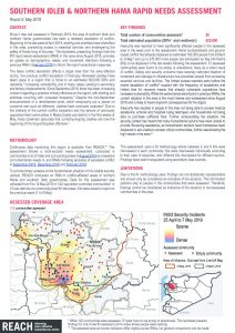SYR_Factsheet_Southern Idleb and Northern Hama RNA_May 2019