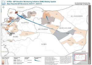 SYR_Map_CCCM_IDP Situation Monitoring Initiative (ISMI)_Weekly Displacement Update_16-22 January 2017