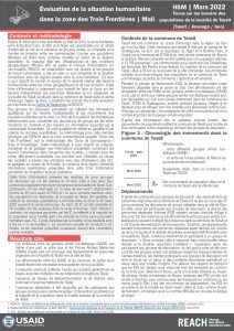 Suivi de situation humanitaire au Mali des personnes déplacées et non déplacées de la localité de Tessit (commune de Tessit) dans la région de Gao, Focus groupe de discussion(2022-03-16)
