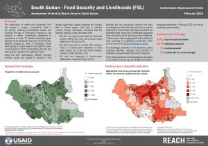 Assessment of Hard to Reach Areas: Food Security & Livelihoods, February 2022