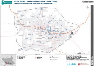 REACH_SSD_MAP_Yambio_latrines_fill_up_level_Dec2018