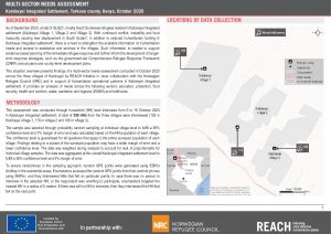 Multi-Sectoral Needs Assessment in Kalobeyei Integrated Settlement, Situation Overview -  October 2020