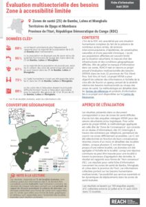 REACH RDC - Factsheet MSNA - ZS de Bambu, Lolwa et Mongbalu - Ituri - Août 2024