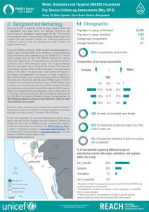 BGD_Factsheet_WASH Household Dry Season Assessment_Camp12_May2019