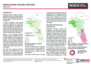 SSD_Situation Overview_Unity State, September 2017
