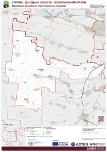 AGORA UKR Map REF Vuhledar Hromada Overview 12NOV2021 A0
