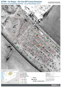 REACH_SYR_Map_Ein Issa_Camp Extension_latrine_November2017_A0