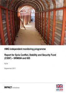 IMPACT Syria_CSSF_SRM004/5_Output Report