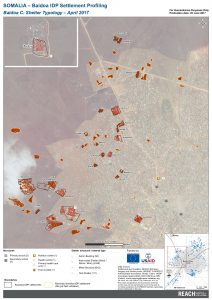 reach som map baidoa C idp shelter type 2017 a3