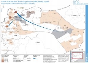 SYR_Map_CCCM_IDP Situation Monitoring Initiative (ISMI)_Weekly Displacement Update_23-29 January 2017
