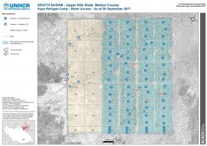 SSD MAP UNHCR KayaCamp WaterAccess 28SEP17