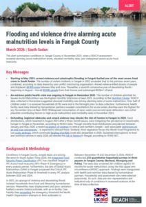 REACH South Sudan - Public Health Crisis in Fangak - March 2026