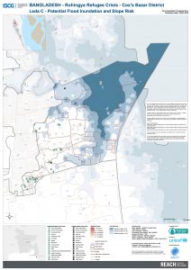 Bangladesh - Cox's Bazar - Leda C Potential Inundation and Slope RIsk