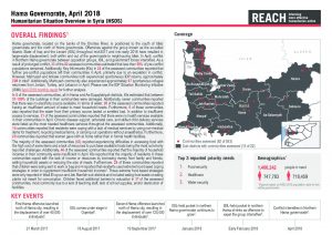 SYR_Factsheet_HSOS Governorate Factsheet_Hama_April 2018